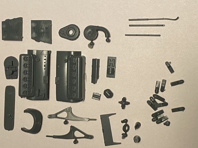 Main Image DB601 engine with engine bearers
