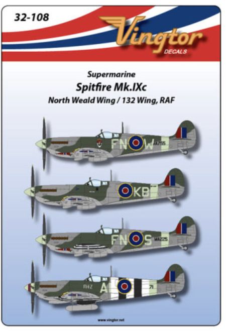 Hovedbilde 1/32 Skala Spitfire Mk.IXc - North Weald Wing, ...