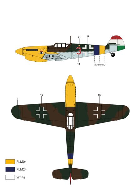 1/24 Scale HA- 1112 M1L Buchon «G-BOML» Decals