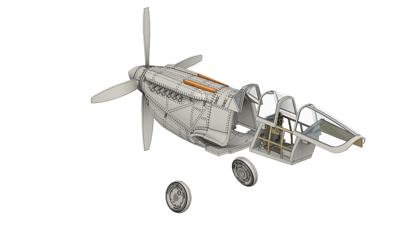 1/72 Scale HA-1112 M4L Buchon 