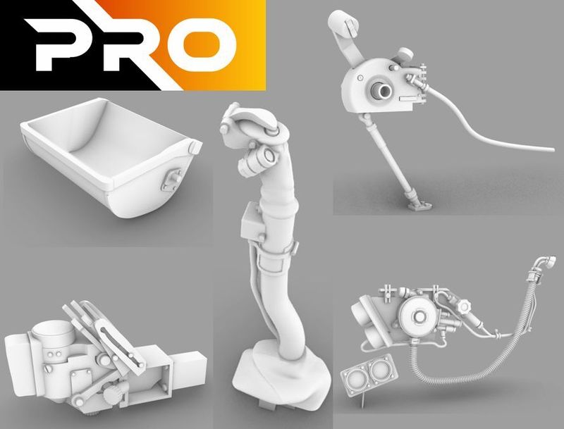 Airscale Pro 1/32 Revell Bf109G2/4 Cockpit details