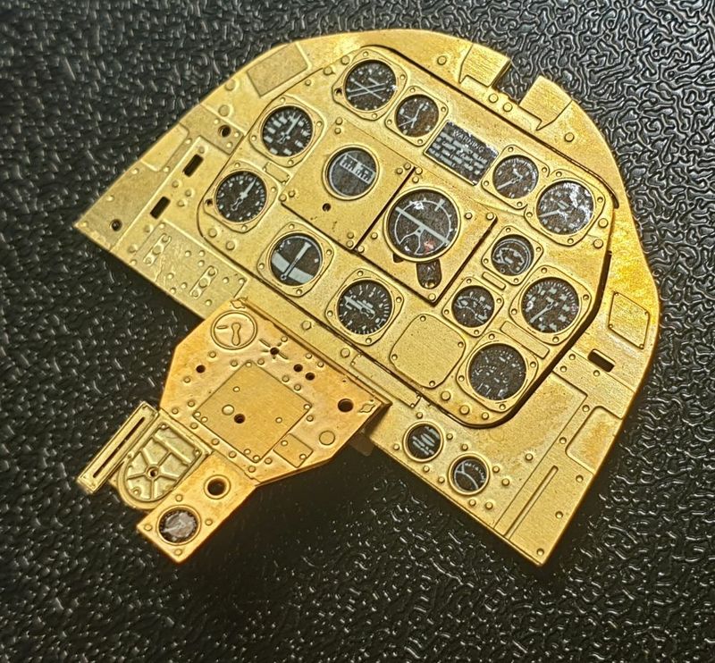 1/24 Scale P-51D Mustang Instrument Panel Upgrade