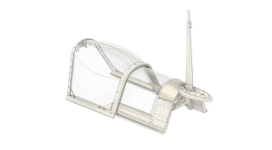 Main Image 1/24 Scale Spitfire/Seafire rear canopy (blow ...